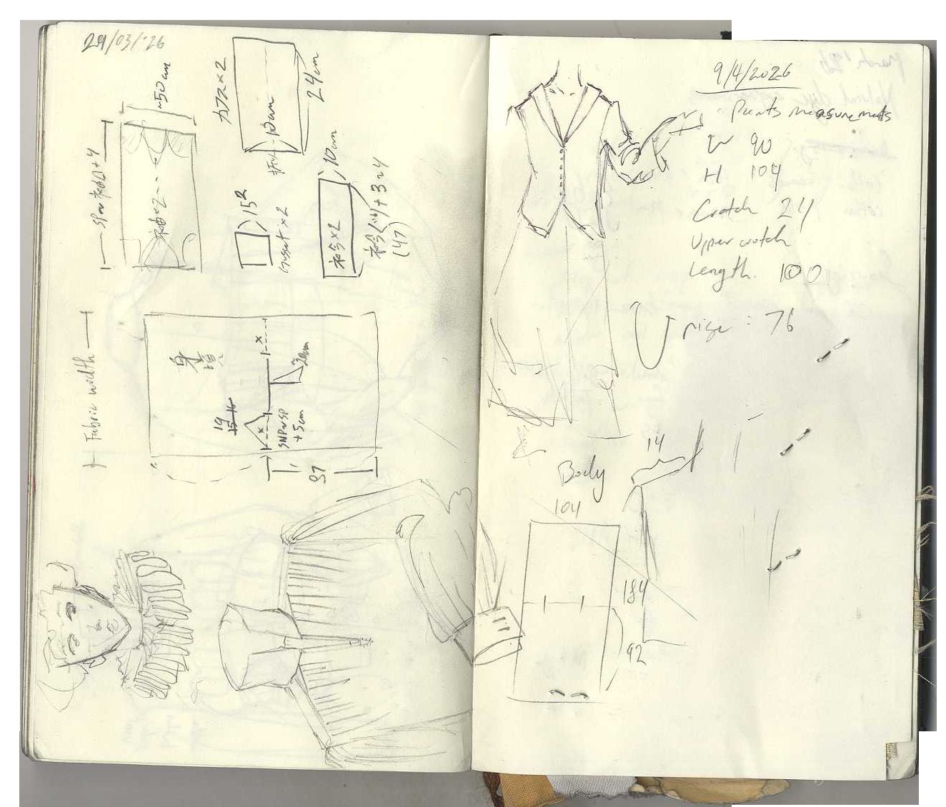 Sketchbook page 03